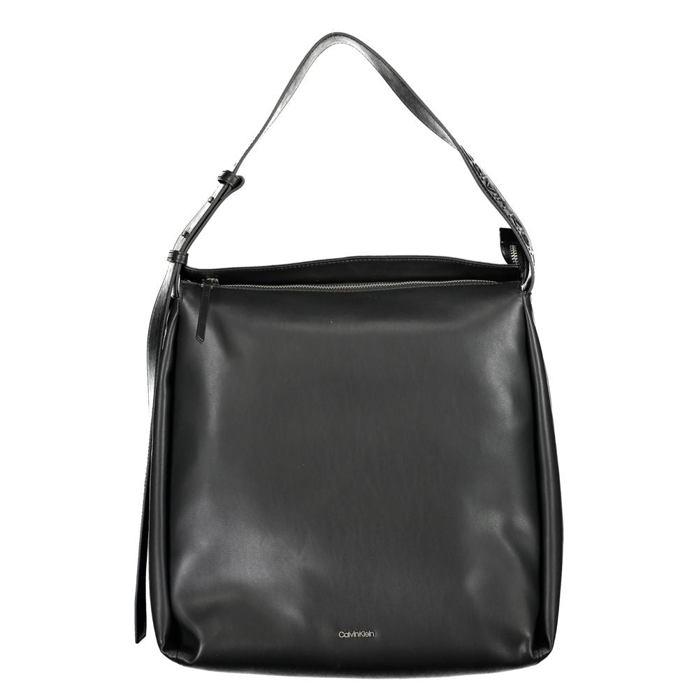 Black Polyester Woman Bag - ventzia