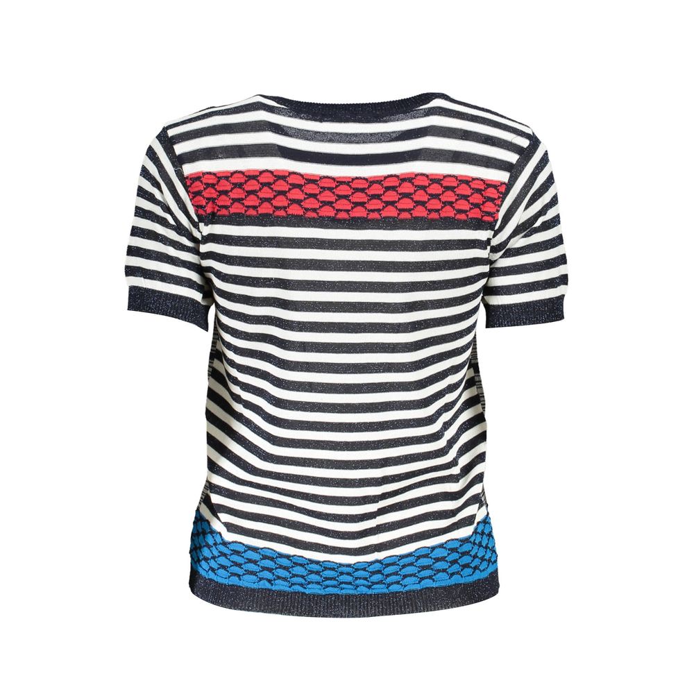 Blu Cotton Women Shirt - ventzia