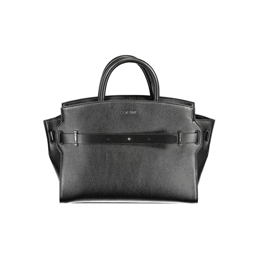 Nero Polyurethane Women Handbag - ventzia