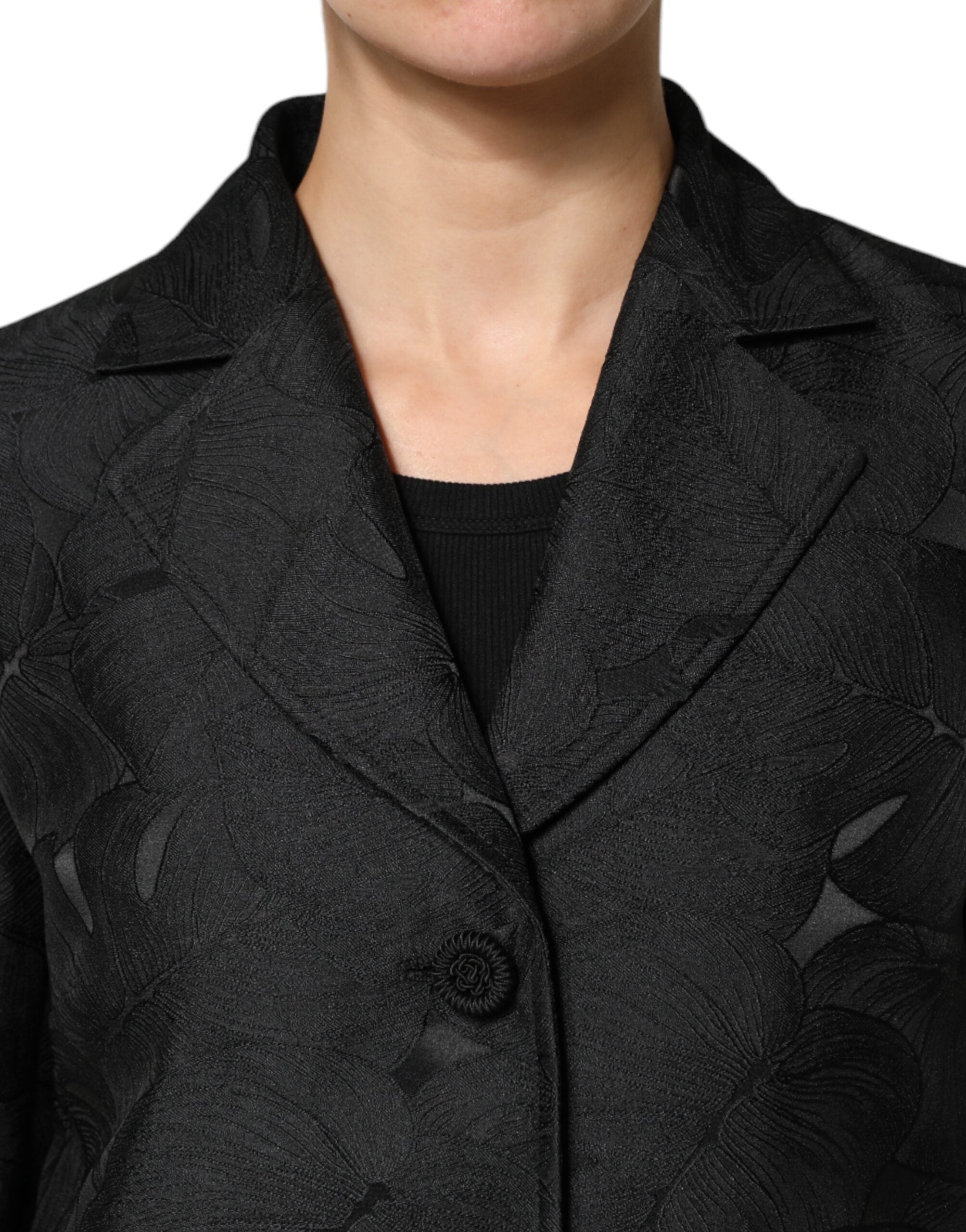 Black Single Breasted Trench Coat Jacket - ventzia