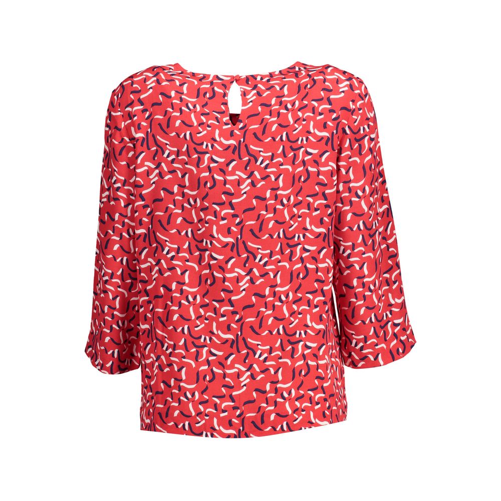 Red Viscose Women Sweater - ventzia