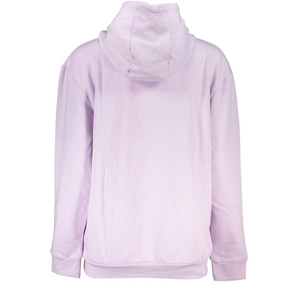 Purple Cotton Women Sweater - ventzia