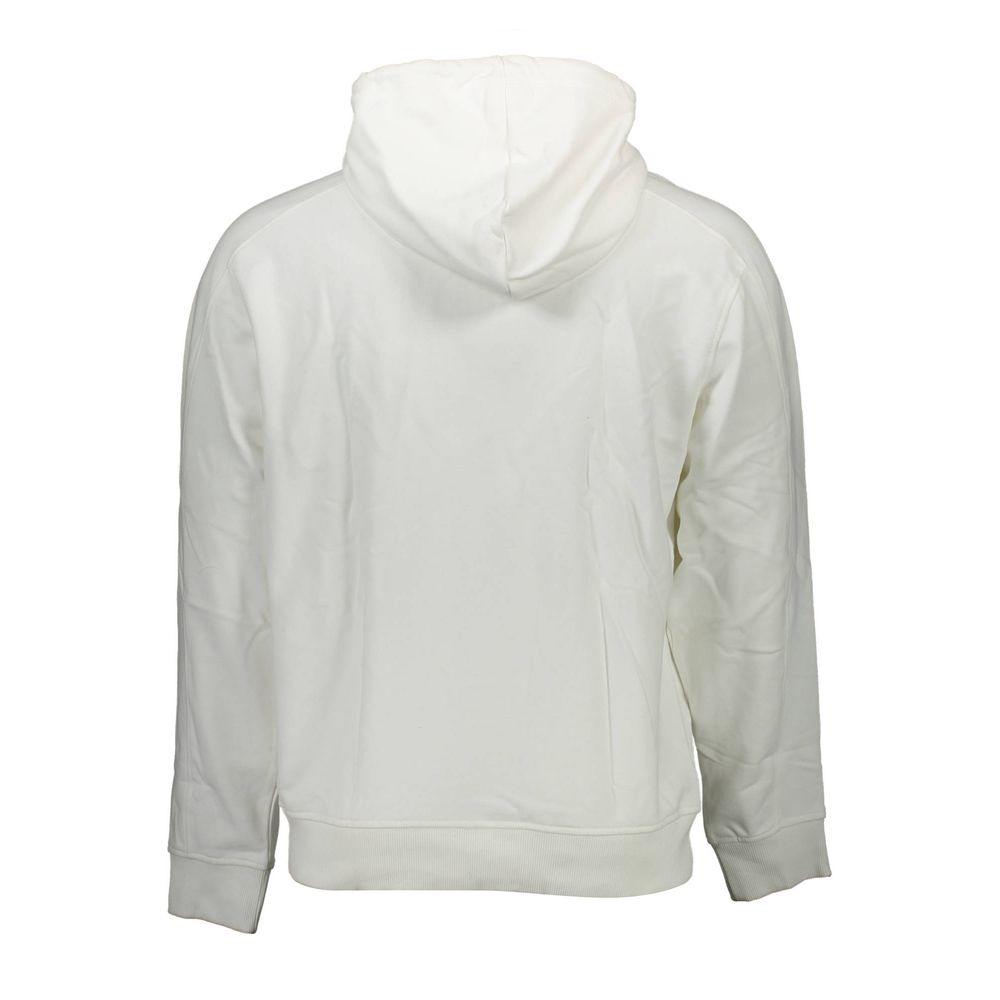 White Cotton Men Sweater - ventzia