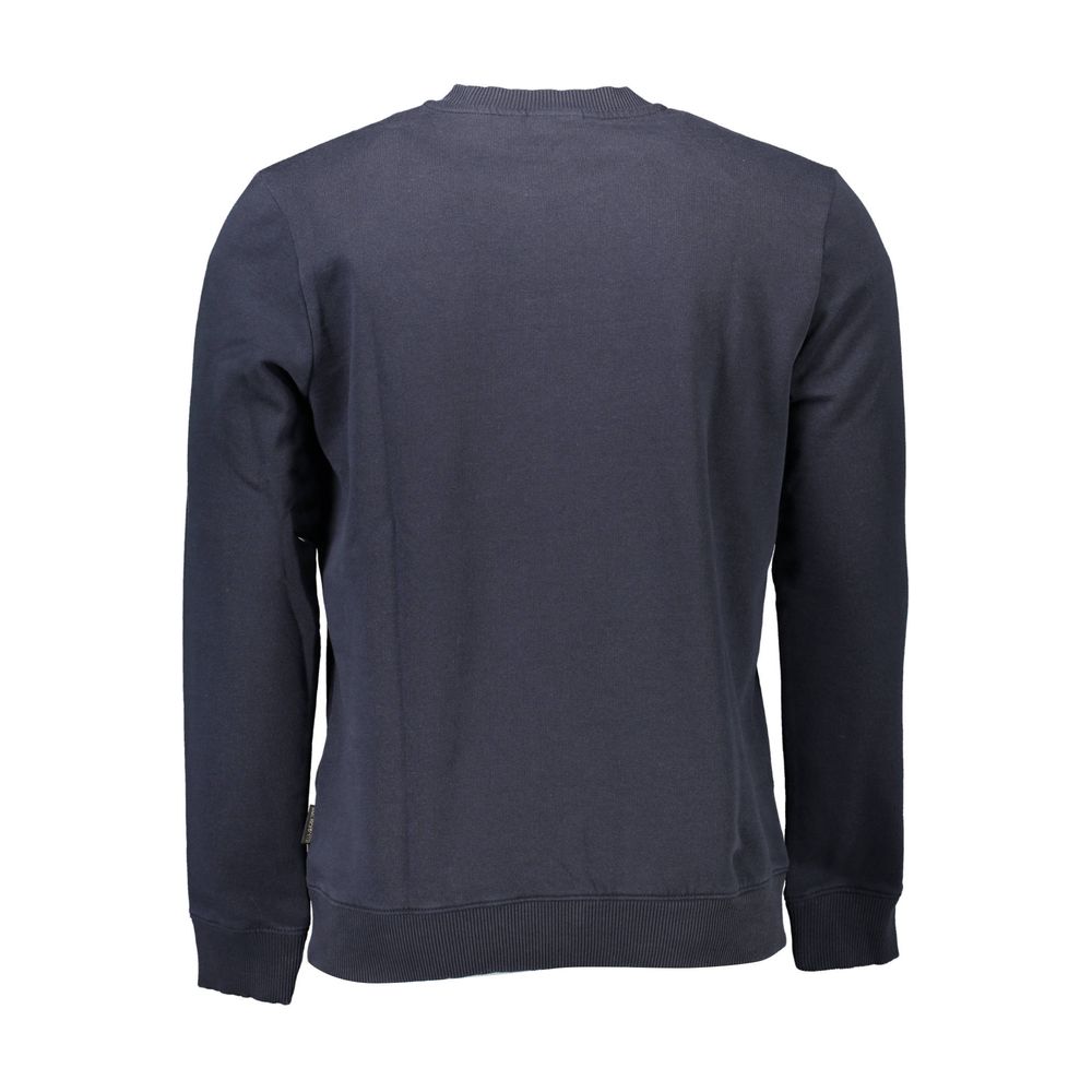 Blue Cotton Men's Sweatshirt - ventzia
