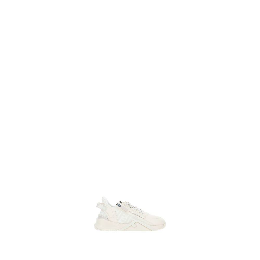 White Calf Leather Bos Taurus Athletic Sneakers - ventzia