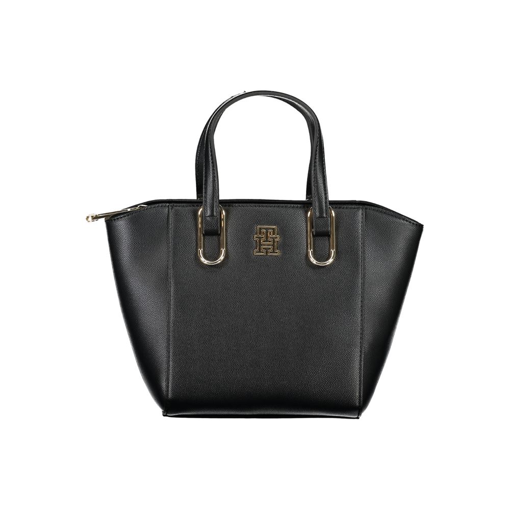 Black Polyethylene Handbag - ventzia