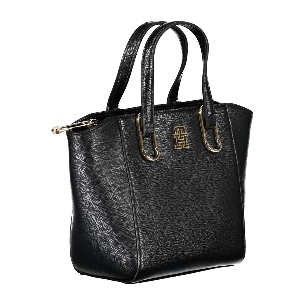 Black Polyethylene Handbag - ventzia