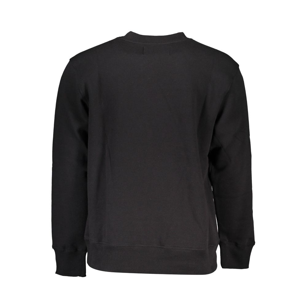 Black Cotton Men Sweater - ventzia