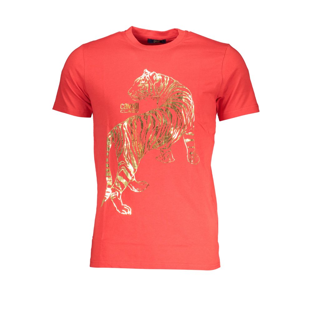Red Cotton Men T-Shirt - ventzia