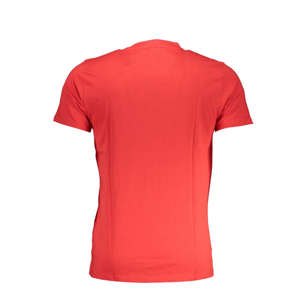Red Cotton Men T-Shirt - ventzia