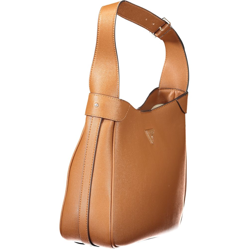Marrone Poliuretano Women Handbag - ventzia