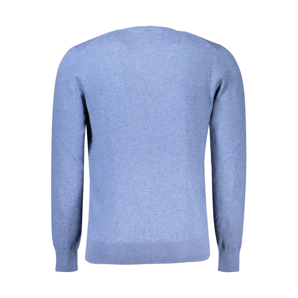 Blu Cotton Men Sweater - ventzia