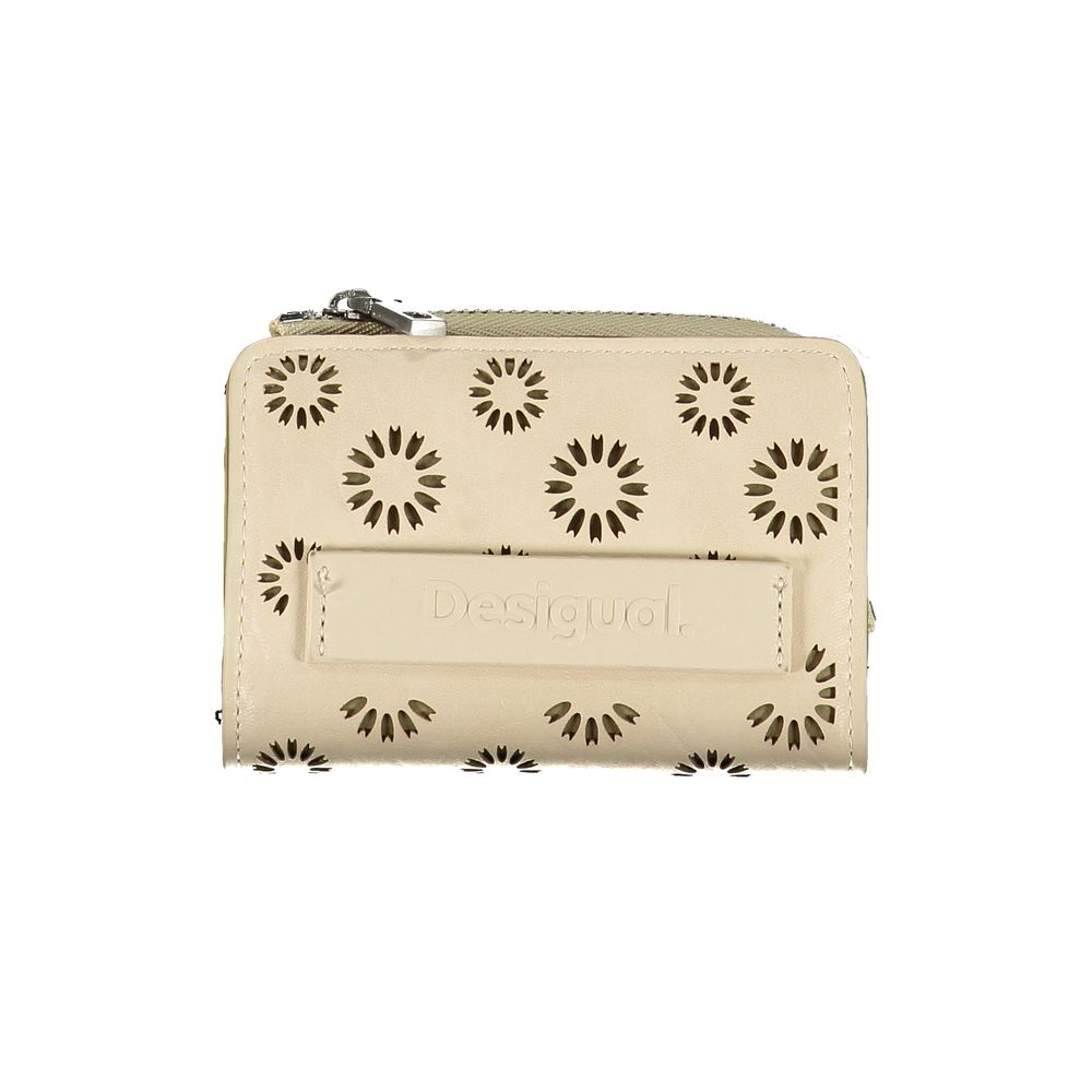 Beige Polyethylene Wallet - ventzia