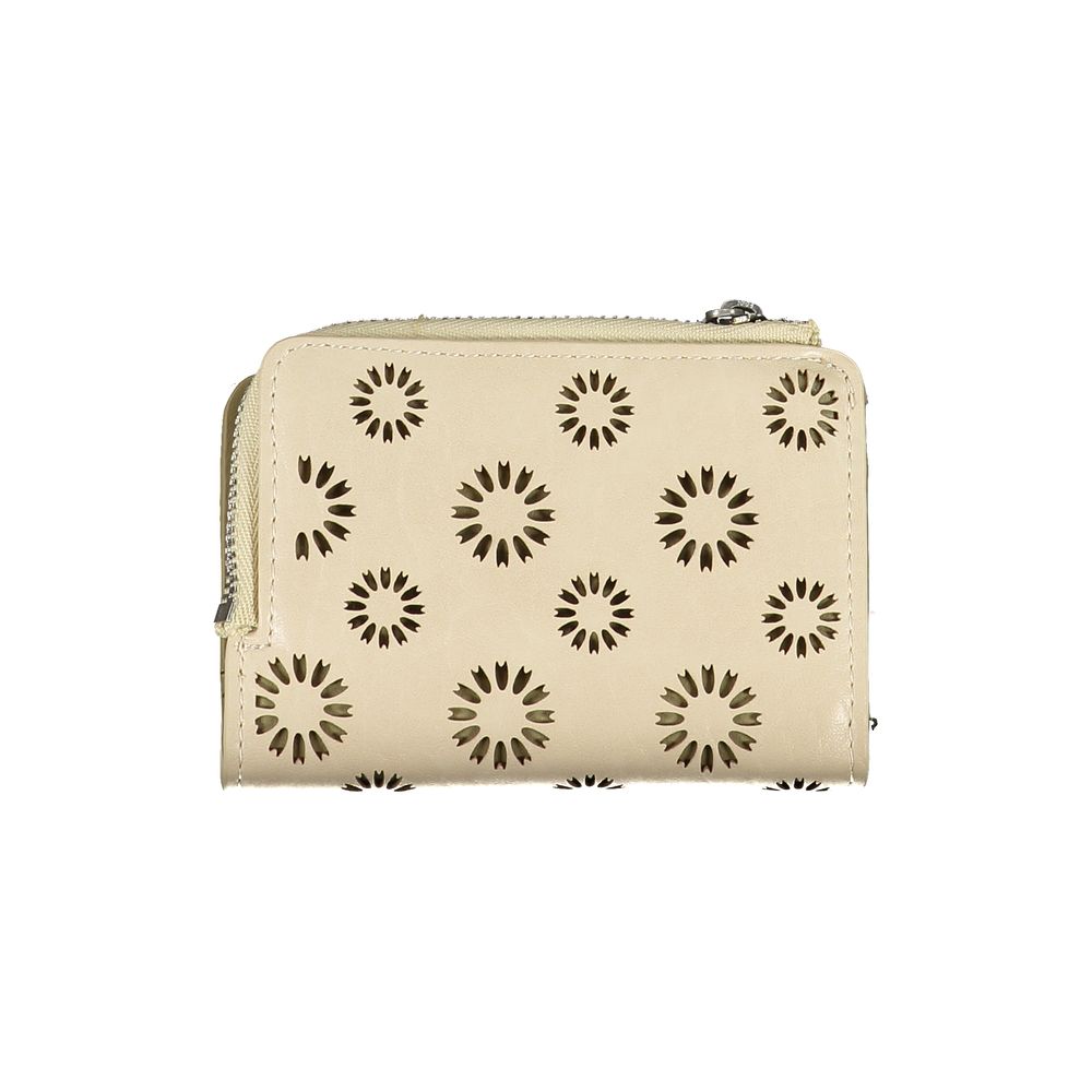 Beige Polyethylene Wallet - ventzia