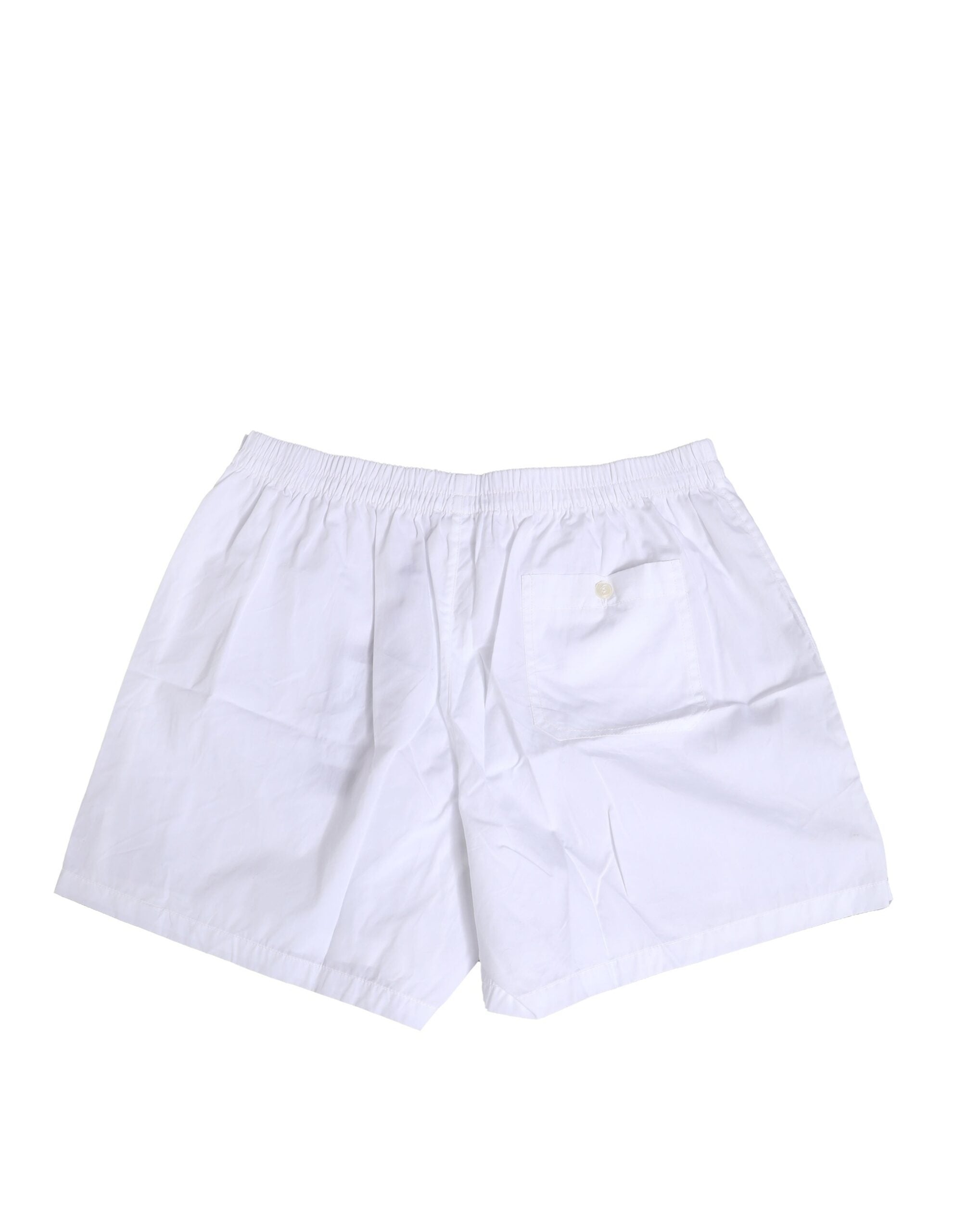 White Cotton Regular Boxer Shorts Underwear - ventzia