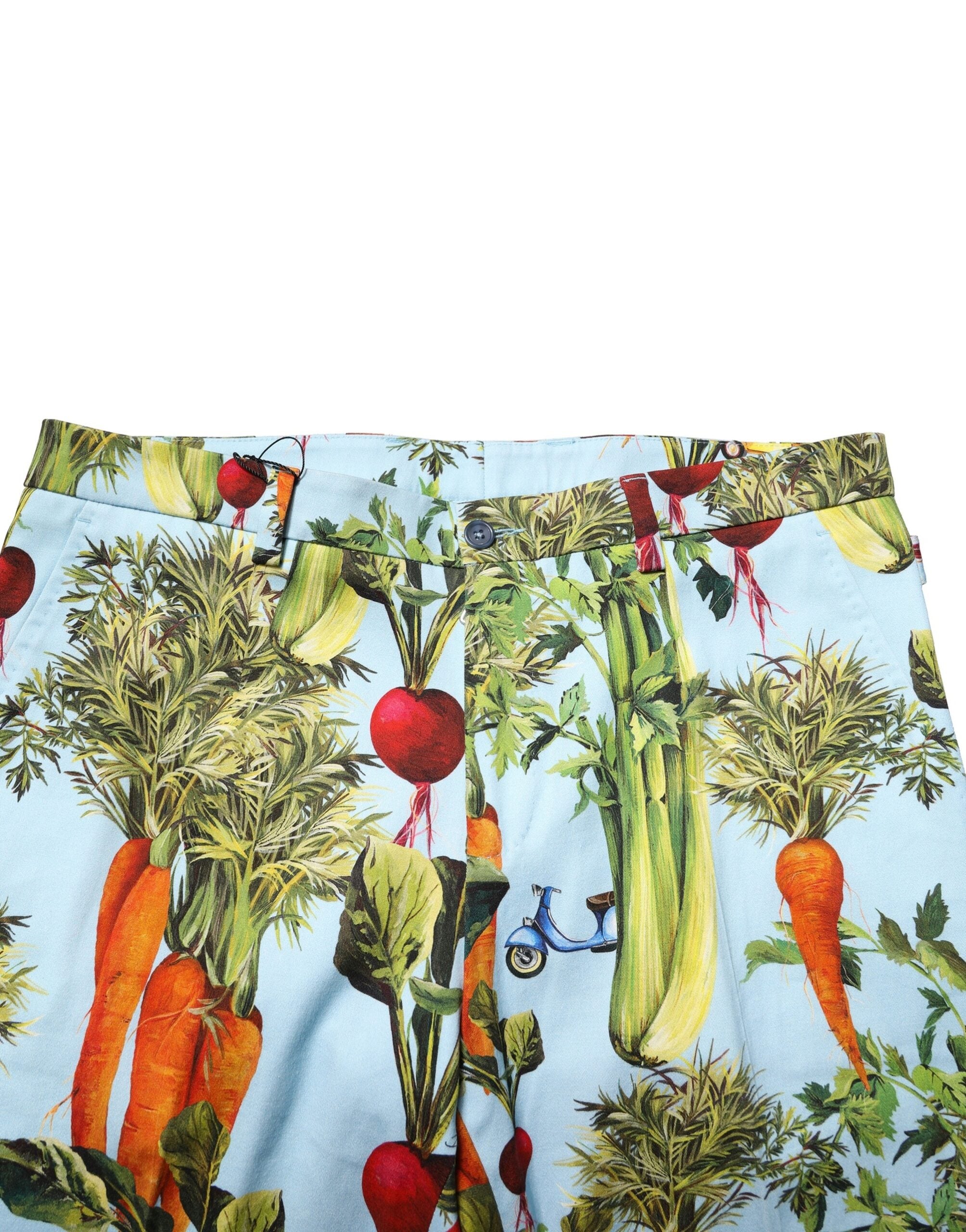 Multicolor Cotton Tapered Men Pants - ventzia