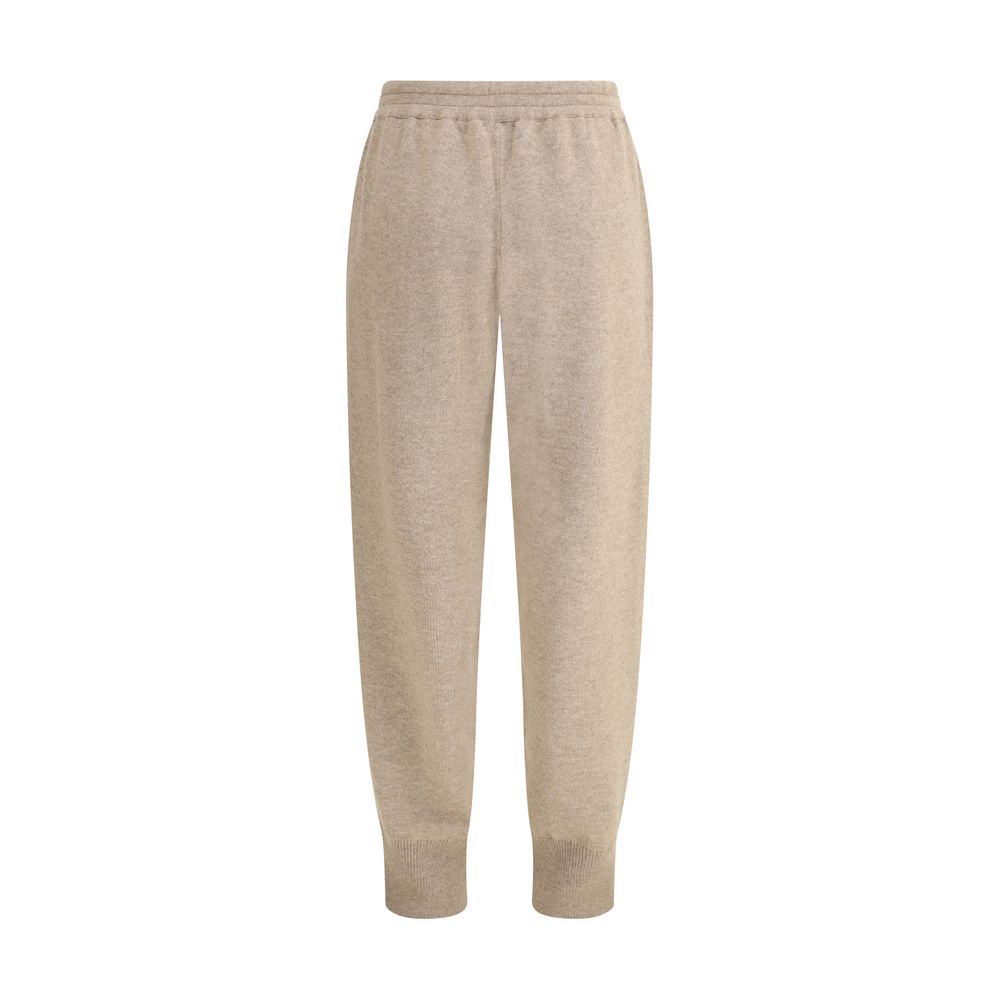 Beige Cashmere Pants - ventzia