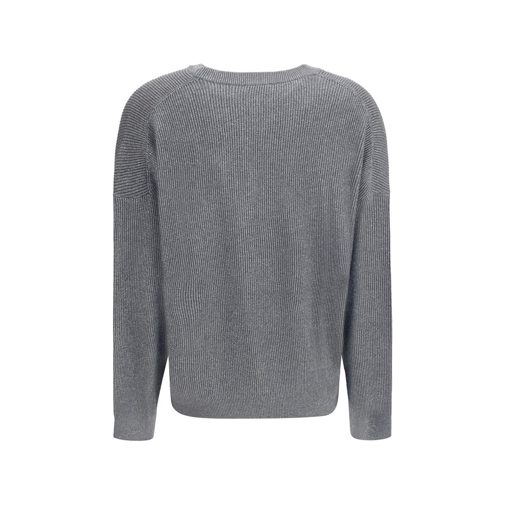 Gray Cotton Sweatshirt - ventzia