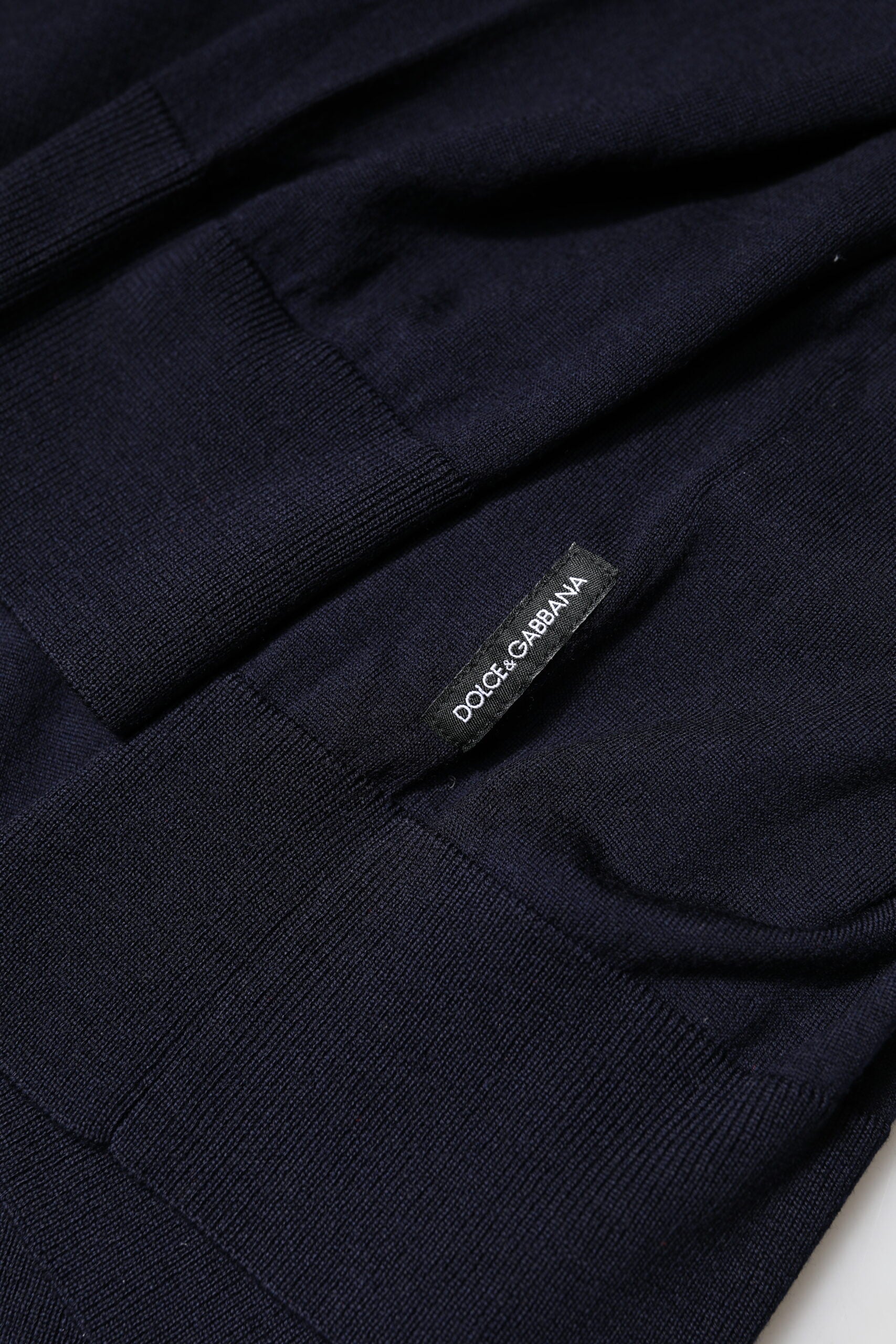 Blue Long Sleeve Turtleneck Pullover Sweater - ventzia