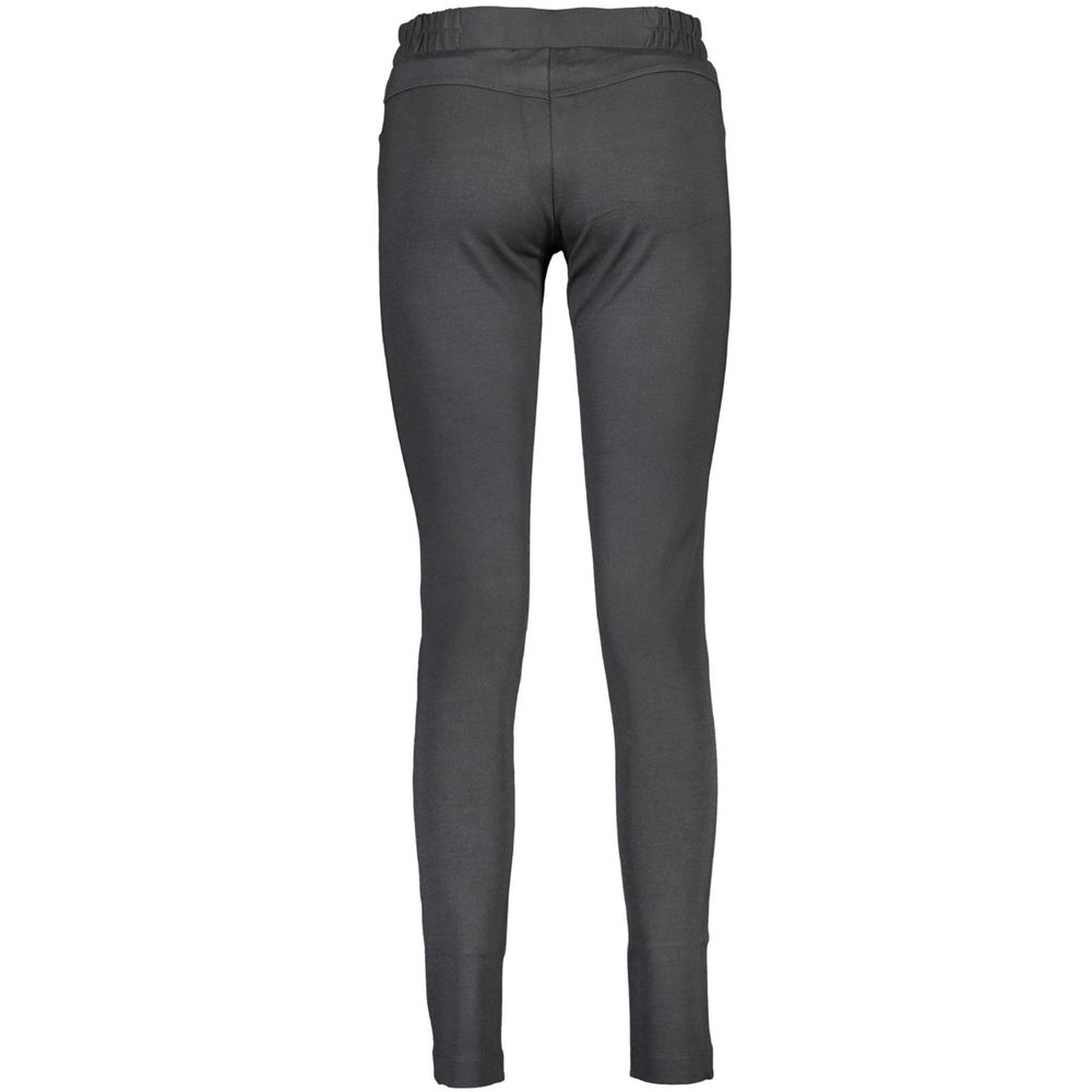 Black Viscose Women Legging - ventzia
