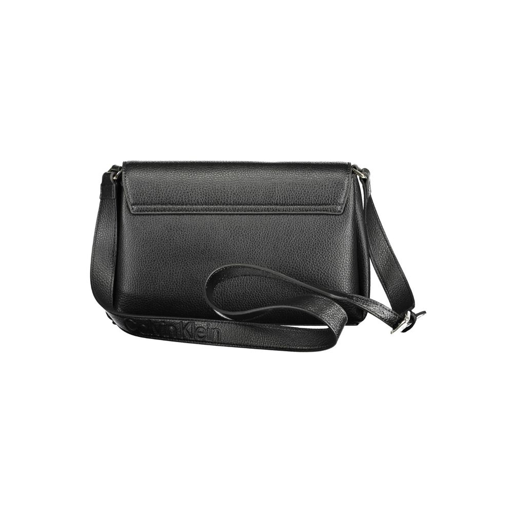 Black Polyester Women Handbag - ventzia