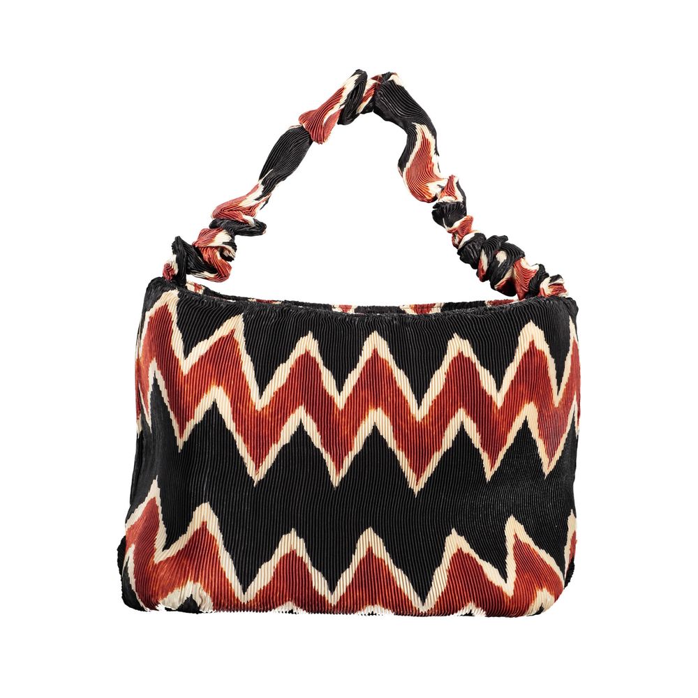Nero Polyester Woman Shoulder Bag - ventzia