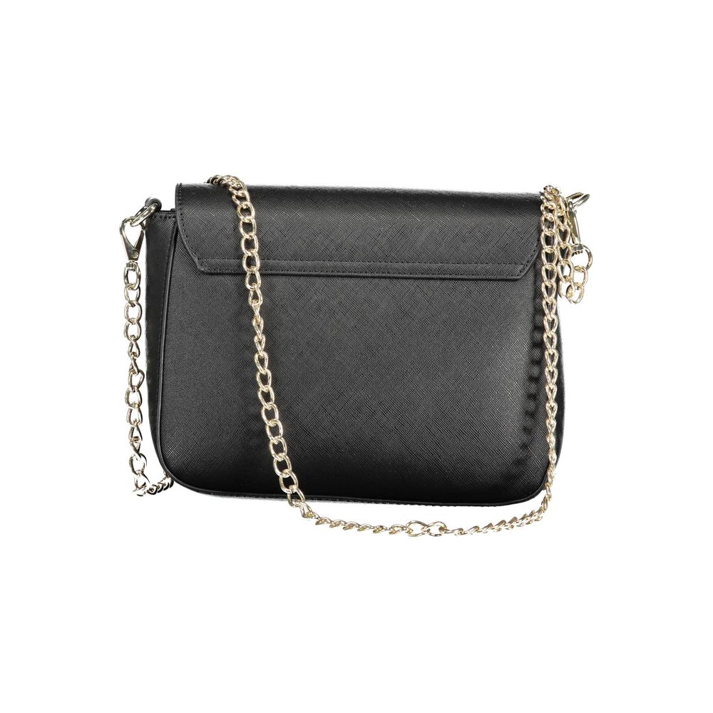 Nero Polyurethane Women Handbag - ventzia