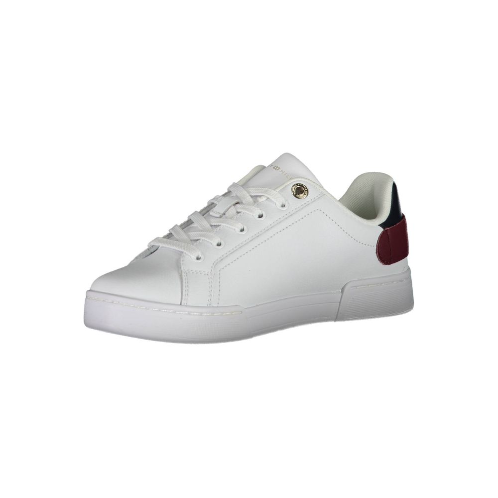White Polyethylene Women Sneaker - ventzia