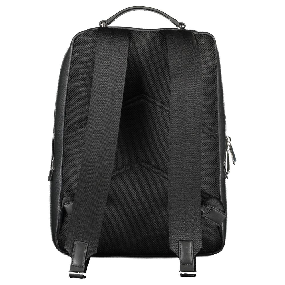 Nero Polyester Men Backpack - ventzia