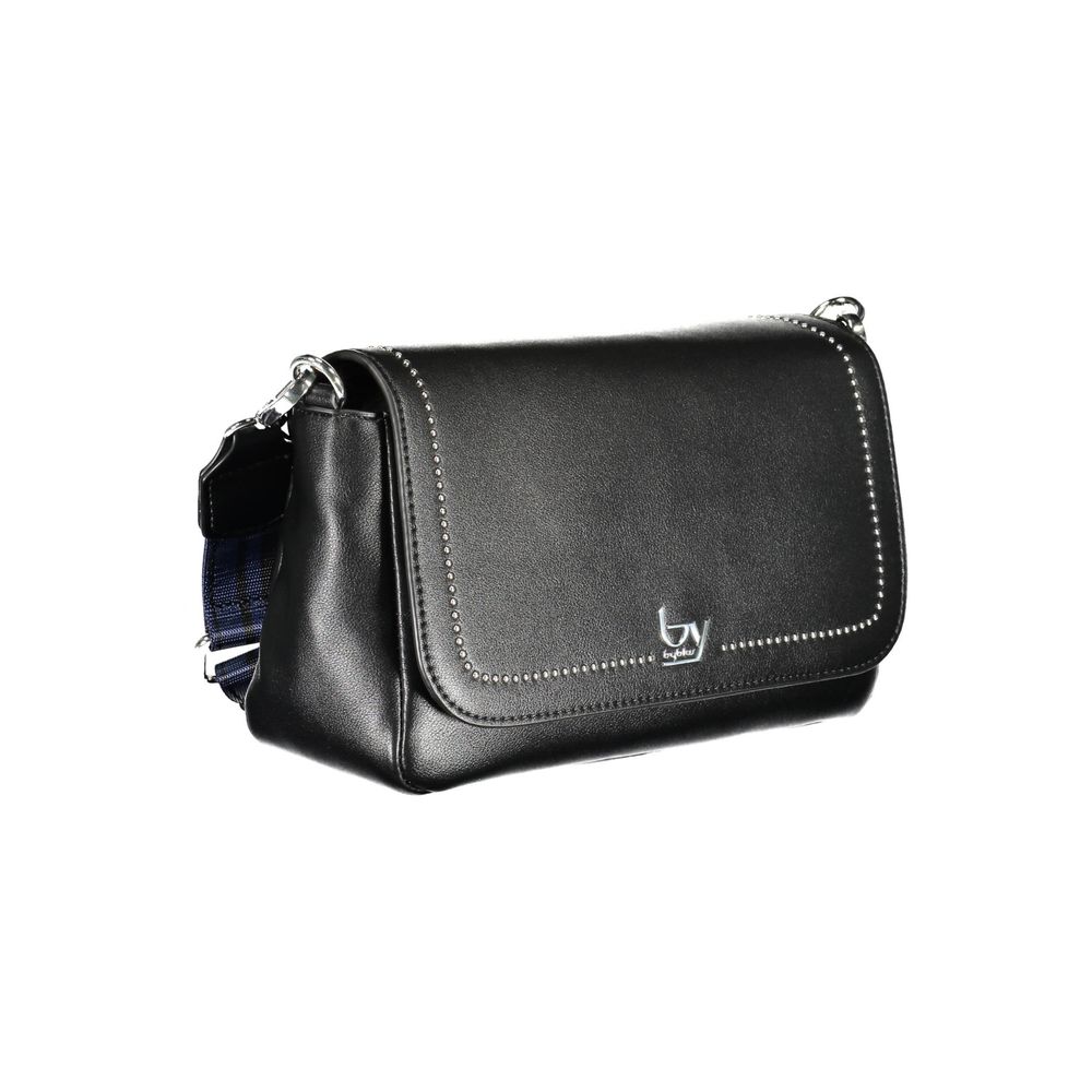 Black Polyethylene Women Handbag - ventzia