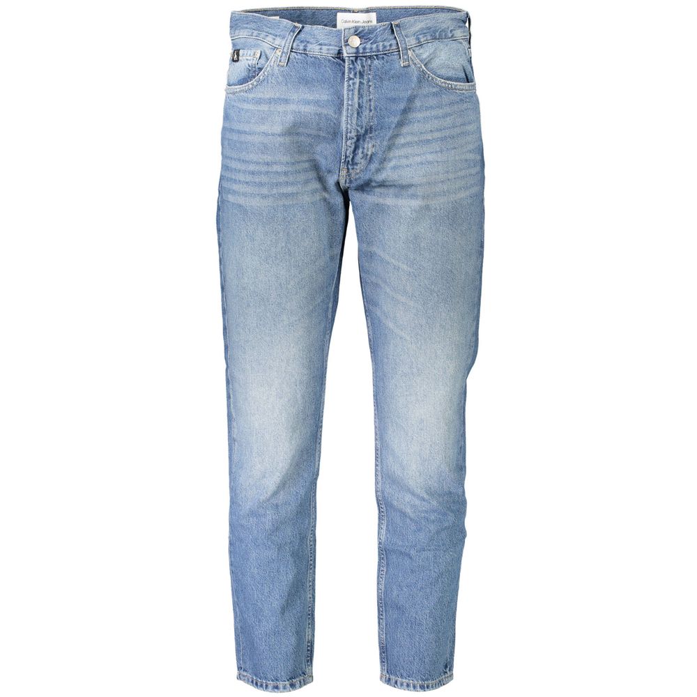 Blu Cotton Mens Jeans - ventzia