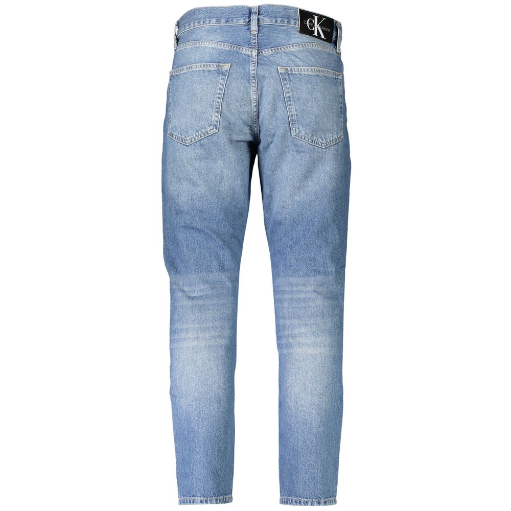 Blu Cotton Mens Jeans - ventzia