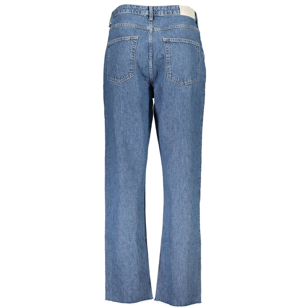 Blue Cotton Women Jeans - ventzia