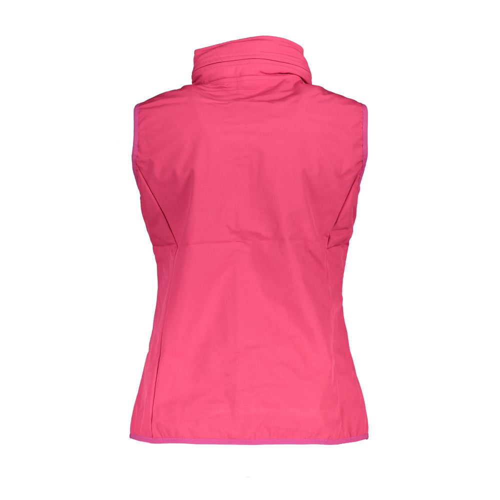 Pink Polyester Women Jacket - ventzia