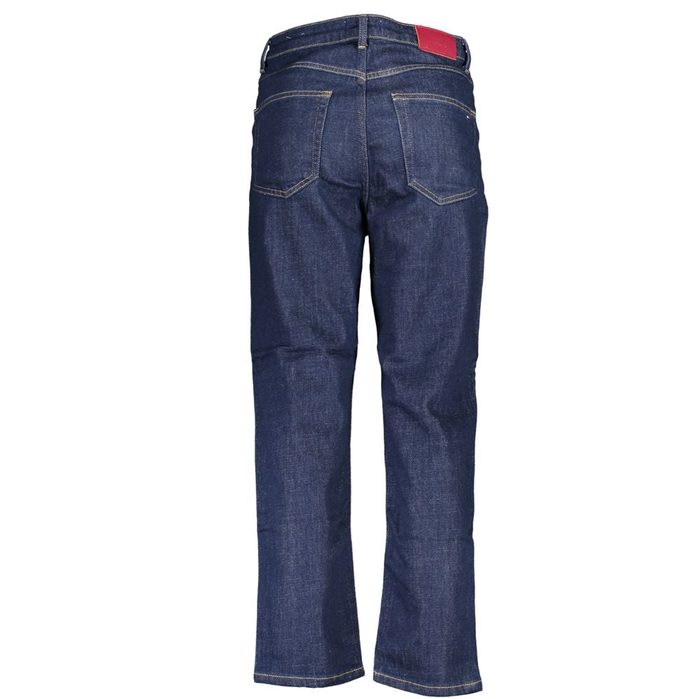 Blue Cotton Women Jeans - ventzia