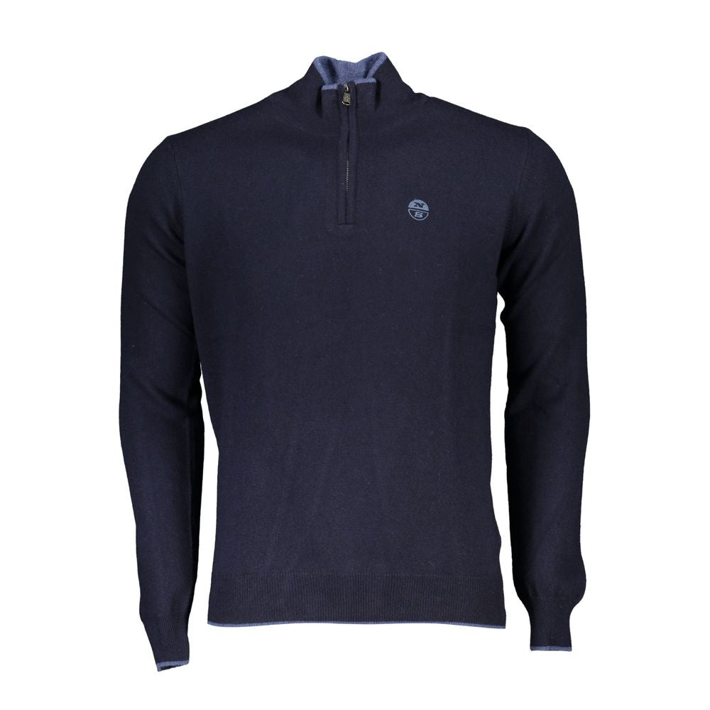 Blue Polyamide Men Sweater - ventzia