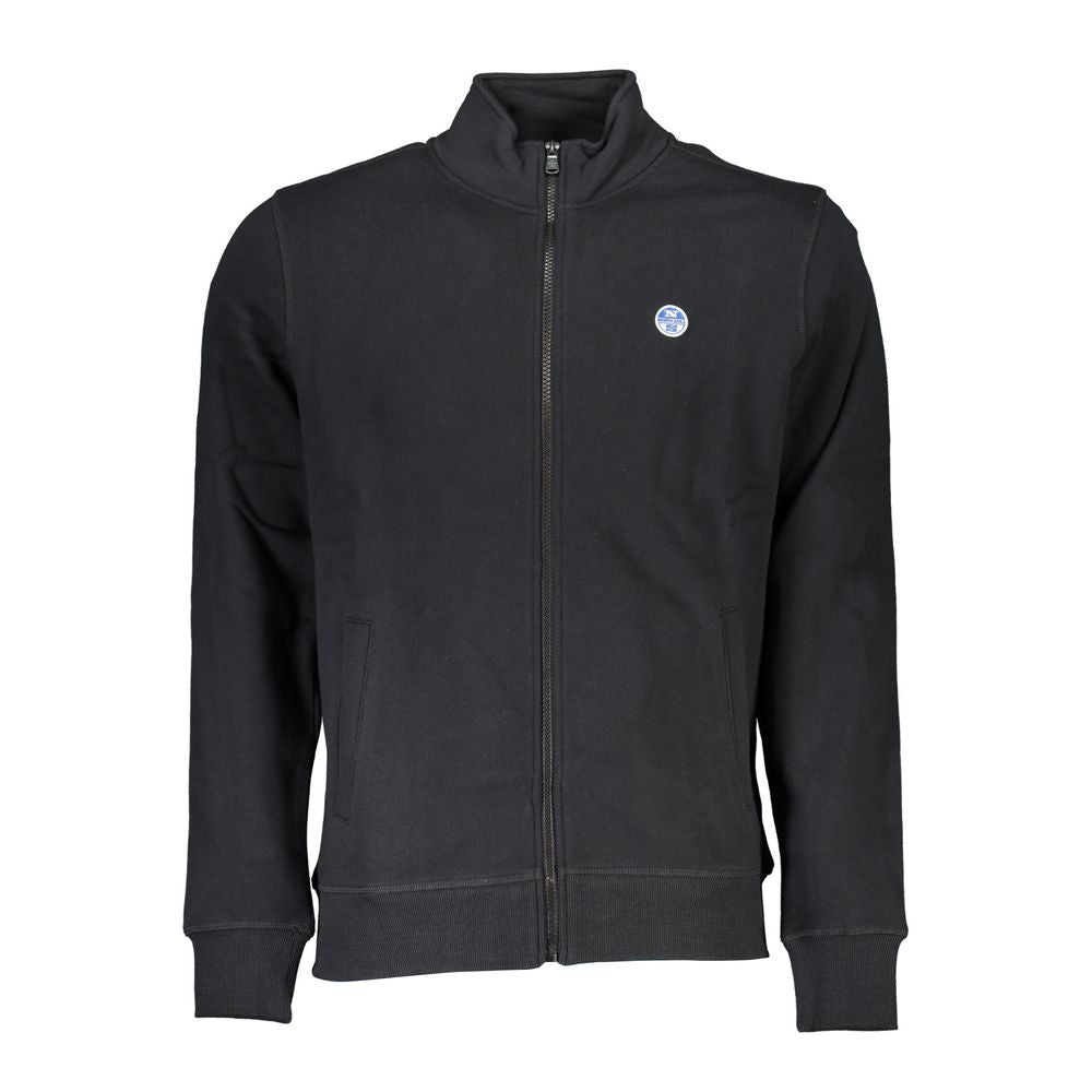 Black Cotton Men Sweater - ventzia