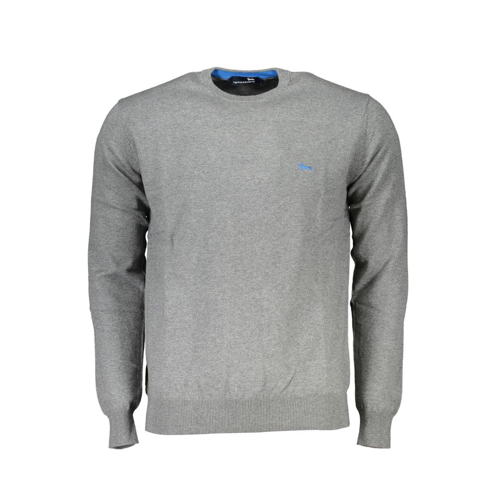 Grigio Cotton Men's Sweater - ventzia