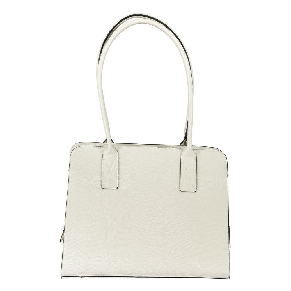 Bianco Poliuretano Women Handbag - ventzia