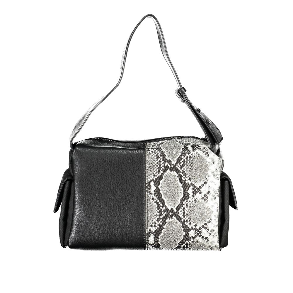 Black Polyethylene Handbag - ventzia