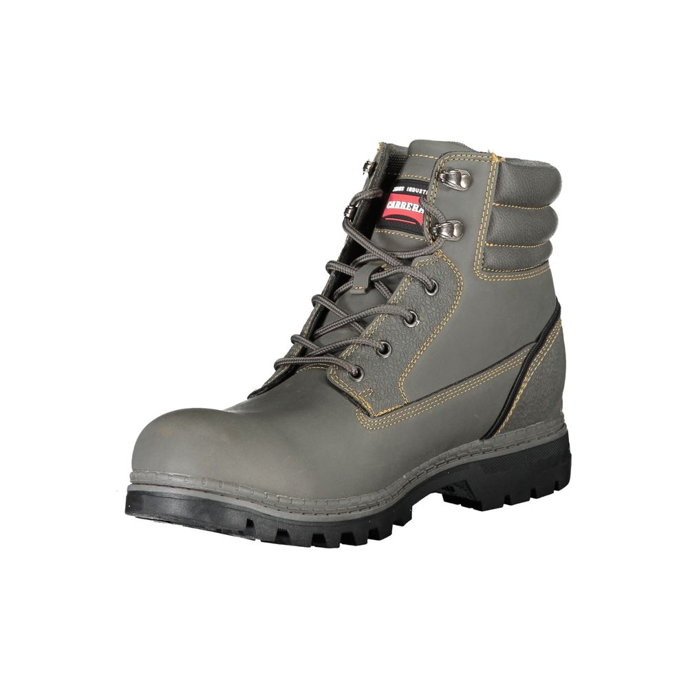 Grigio Poliuretano Men Ankle Boot - ventzia