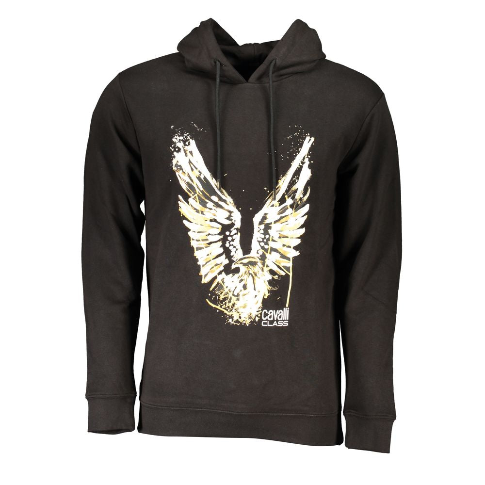 "Nero Cotton Men Hoodie" - ventzia