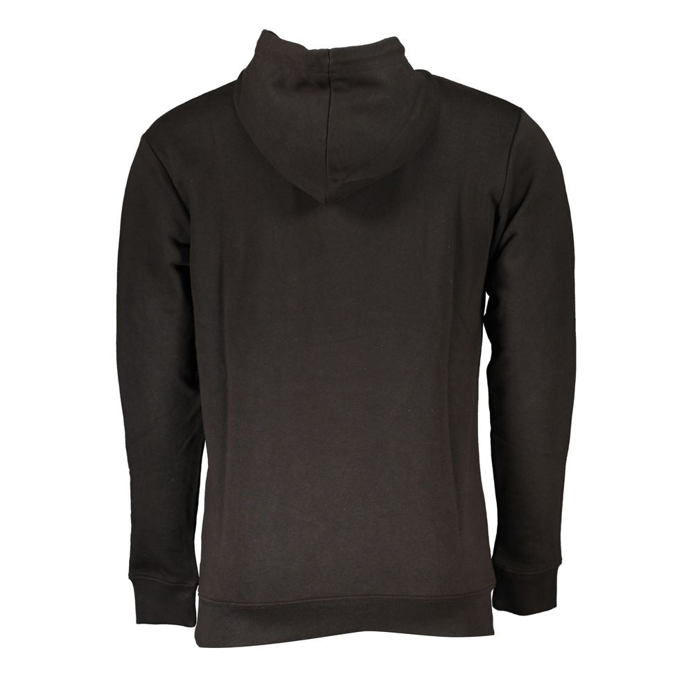 "Nero Cotton Men Hoodie" - ventzia