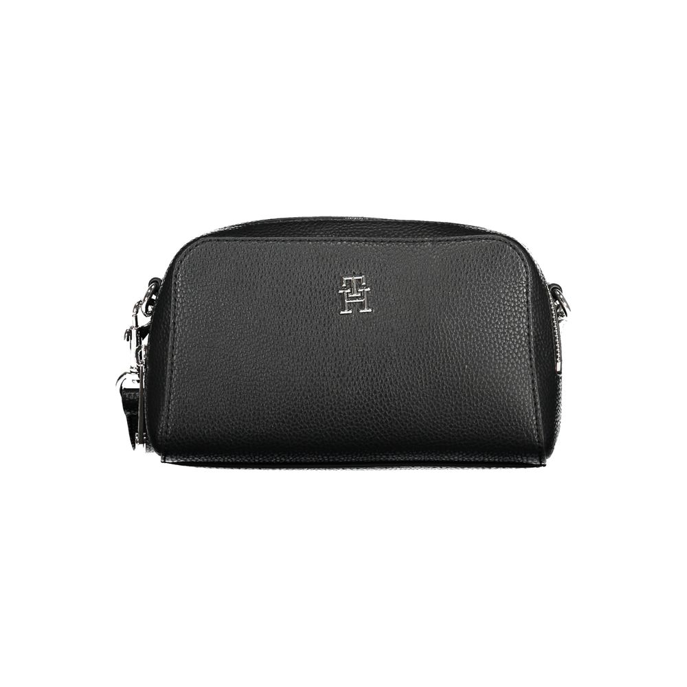Nero Poliuretano Woman Shoulder Bag - ventzia