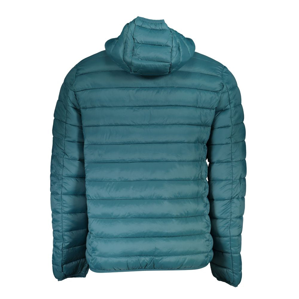 Green Polyamide Men Jacket - ventzia