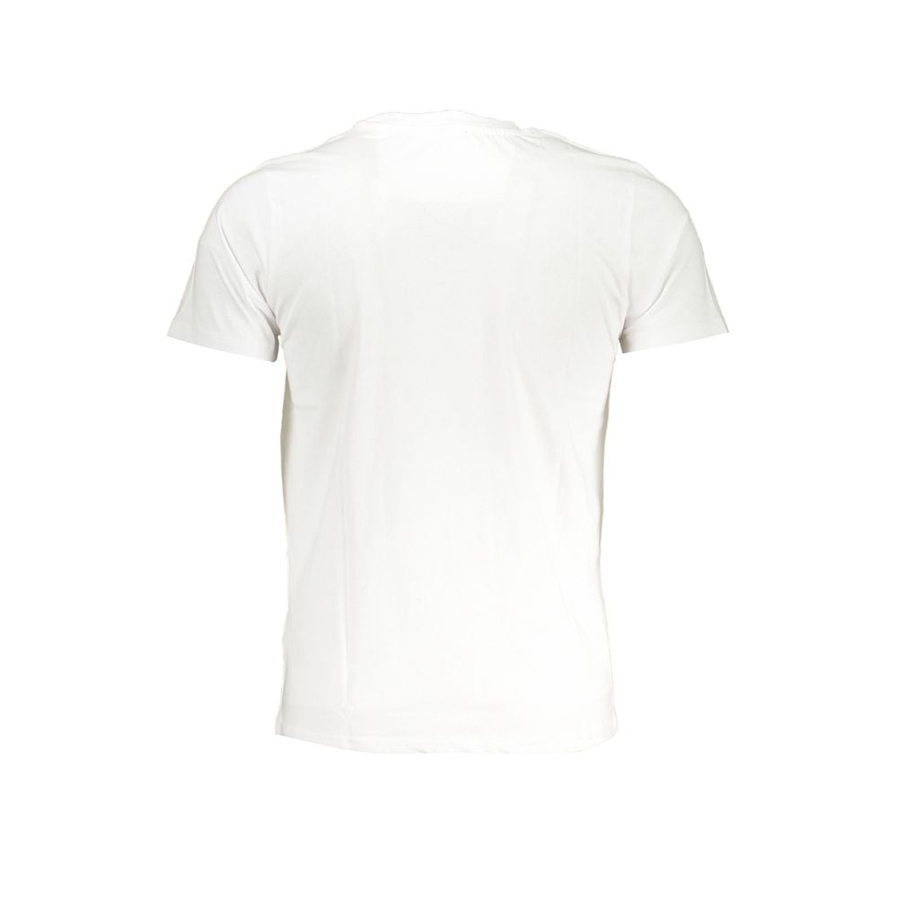 White Cotton Men's T-Shirt - ventzia