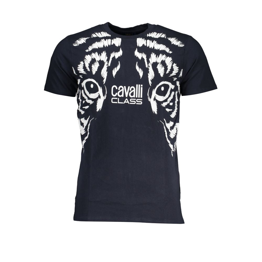 Blu Cotton Men T-Shirt - ventzia