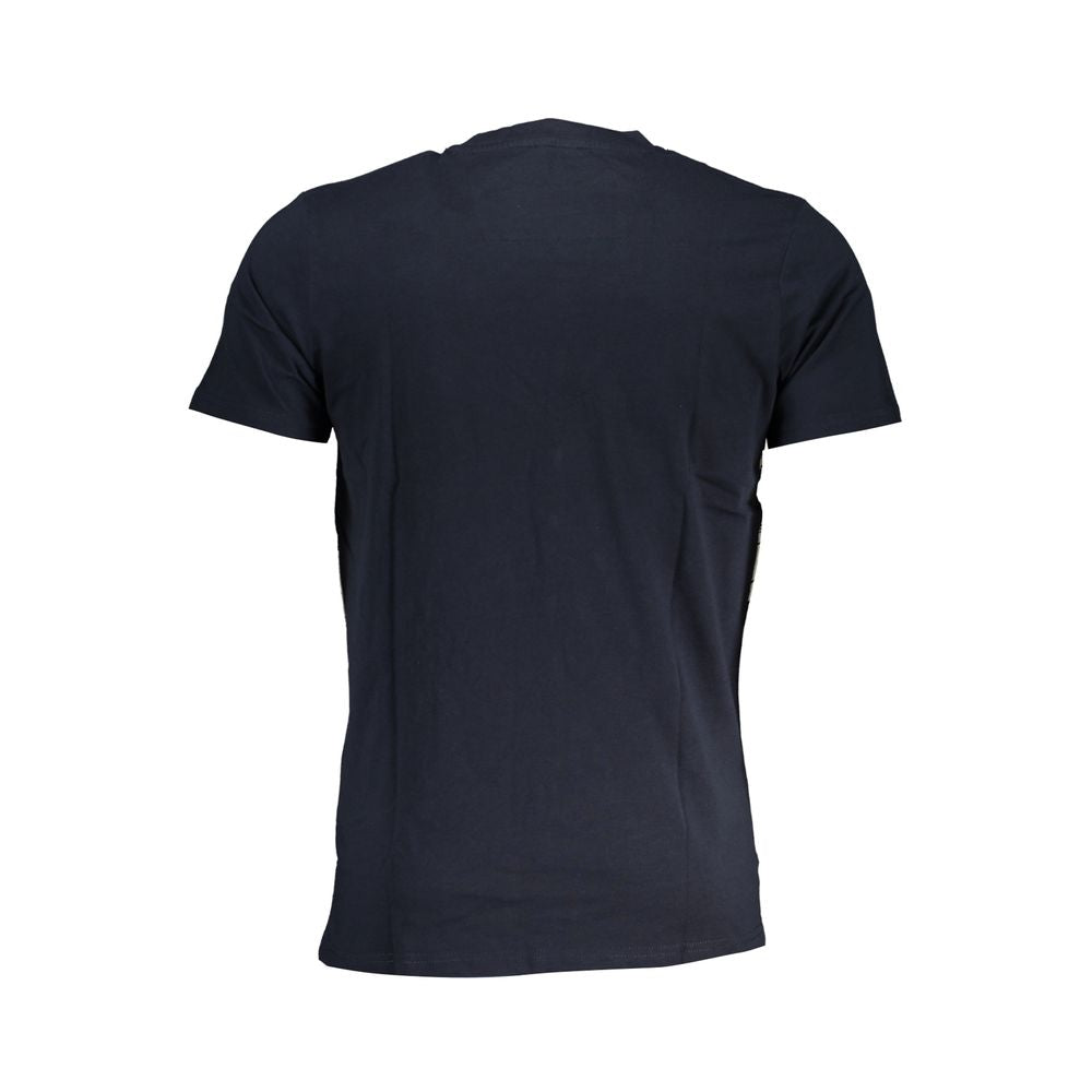 Blu Cotton Men T-Shirt - ventzia