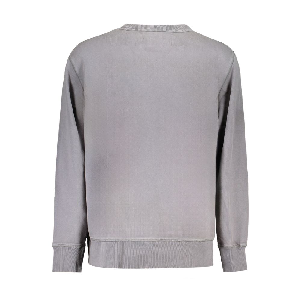 Gray Cotton Men Sweater - ventzia