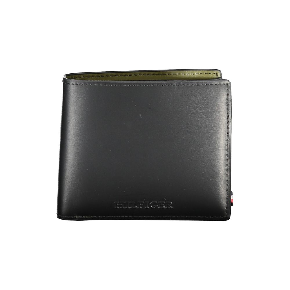 Black Leather Men's Wallet - ventzia